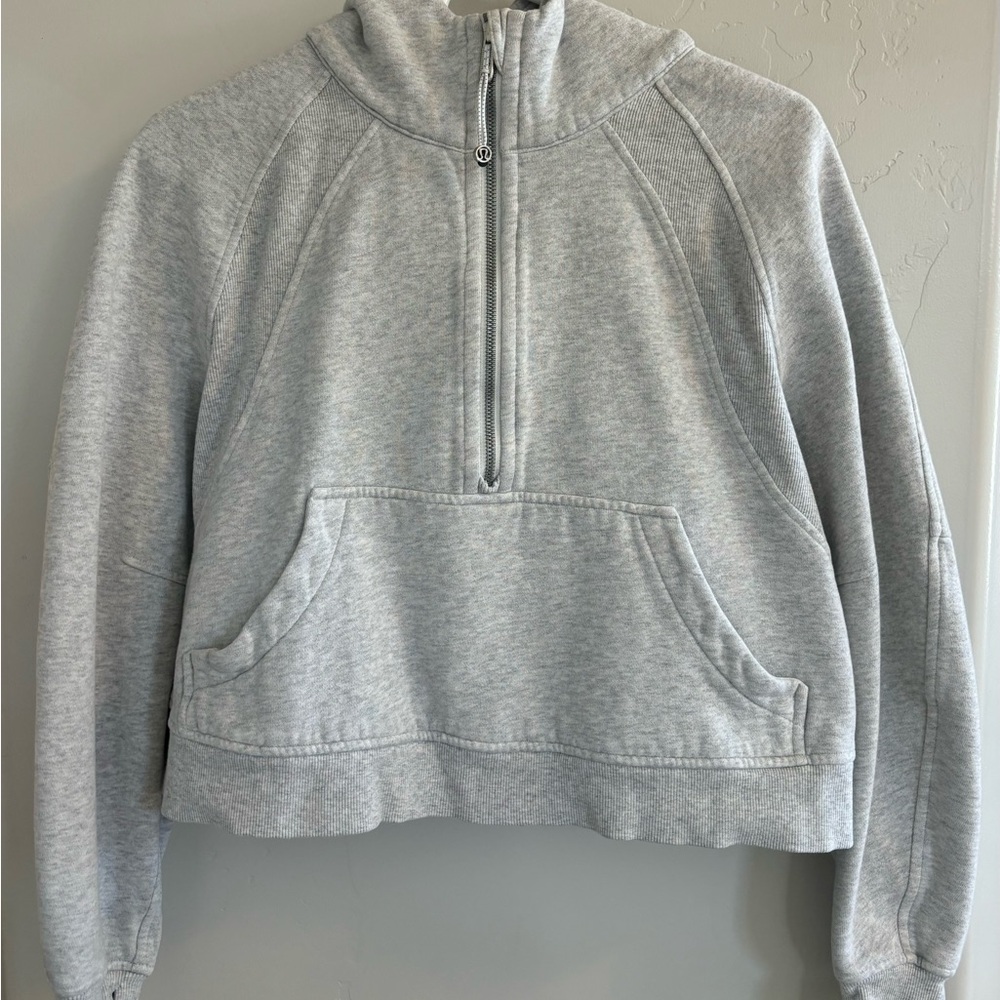 Lululemon Scuba Half-Zip Hoodie (Light Grey)